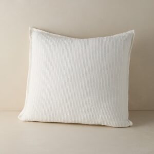 Chatham Cotton Matelasse Euro Sham by Pom Pom at Home