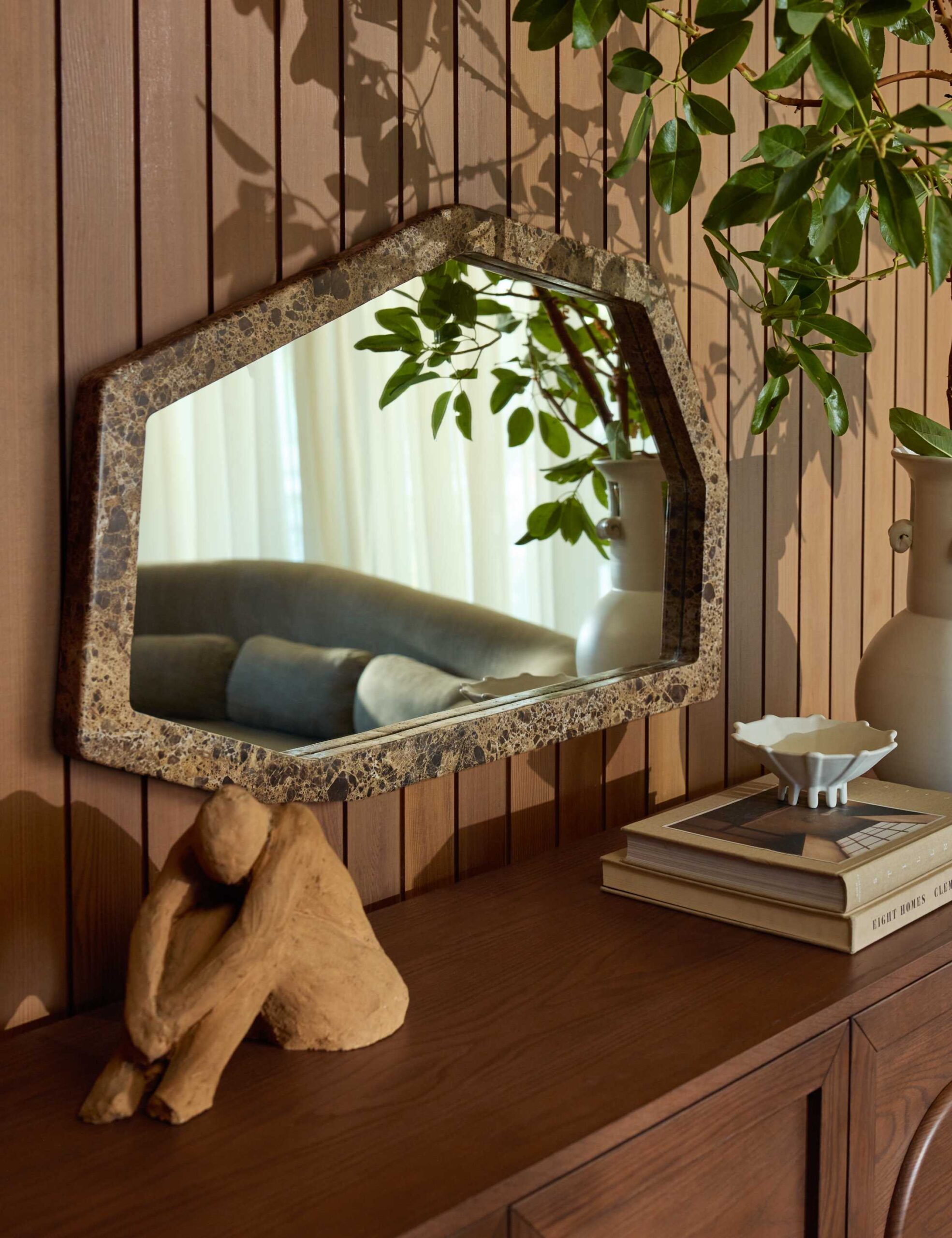 Marmori Marble Mirror by Sarah Sherman Samuel