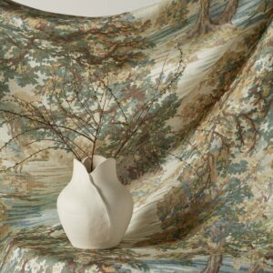 Ancient Canopy Viscose Fabric by Morris & Co.