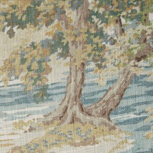 Alternative view of Ancient Canopy Viscose Fabric by Morris & Co.