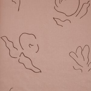 Alternative view of Narsi Embroidered Linen Fabric by Sarah Sherman Samuel