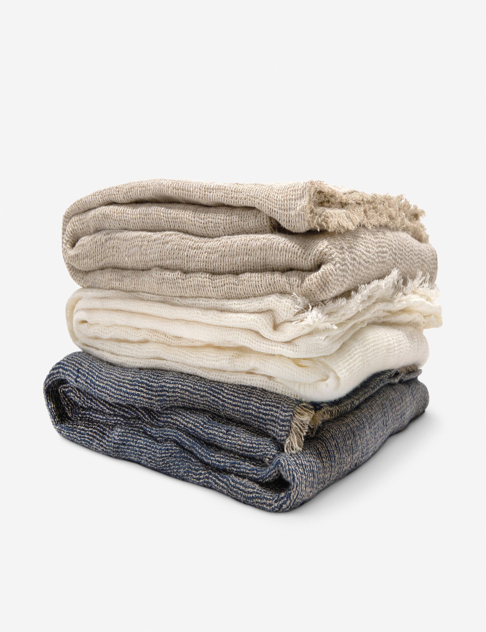 River Oversized Linen Throw by Pom Pom at Home - Image 6