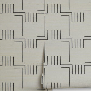 Alternative view of Mesa Grasscloth Wallpaper by Élan Byrd