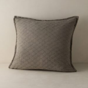 Alternative view of Ojai Cotton Matelasse Euro Sham by Pom Pom at Home