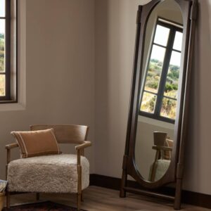 Elowyn Floor Mirror by Amber Lewis x Four Hands, Walnut
